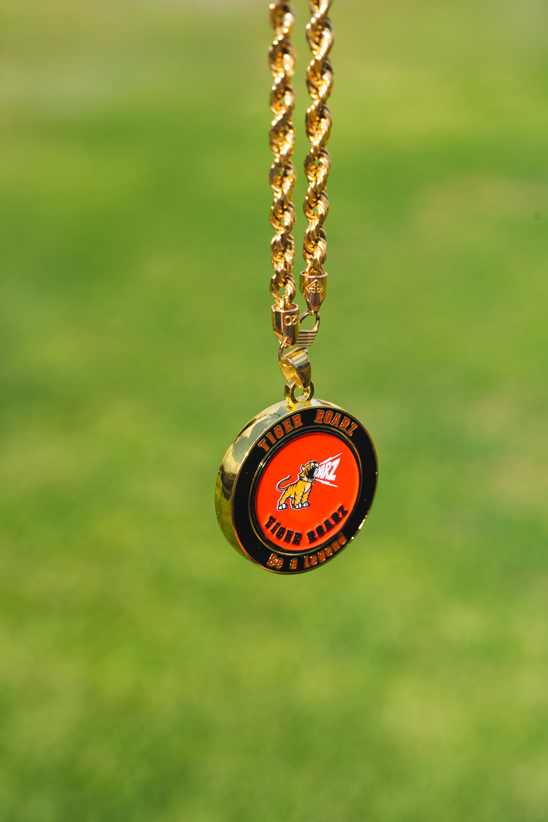 Tiger Roarz Necklace Pendant and 4 Ball Markers combo