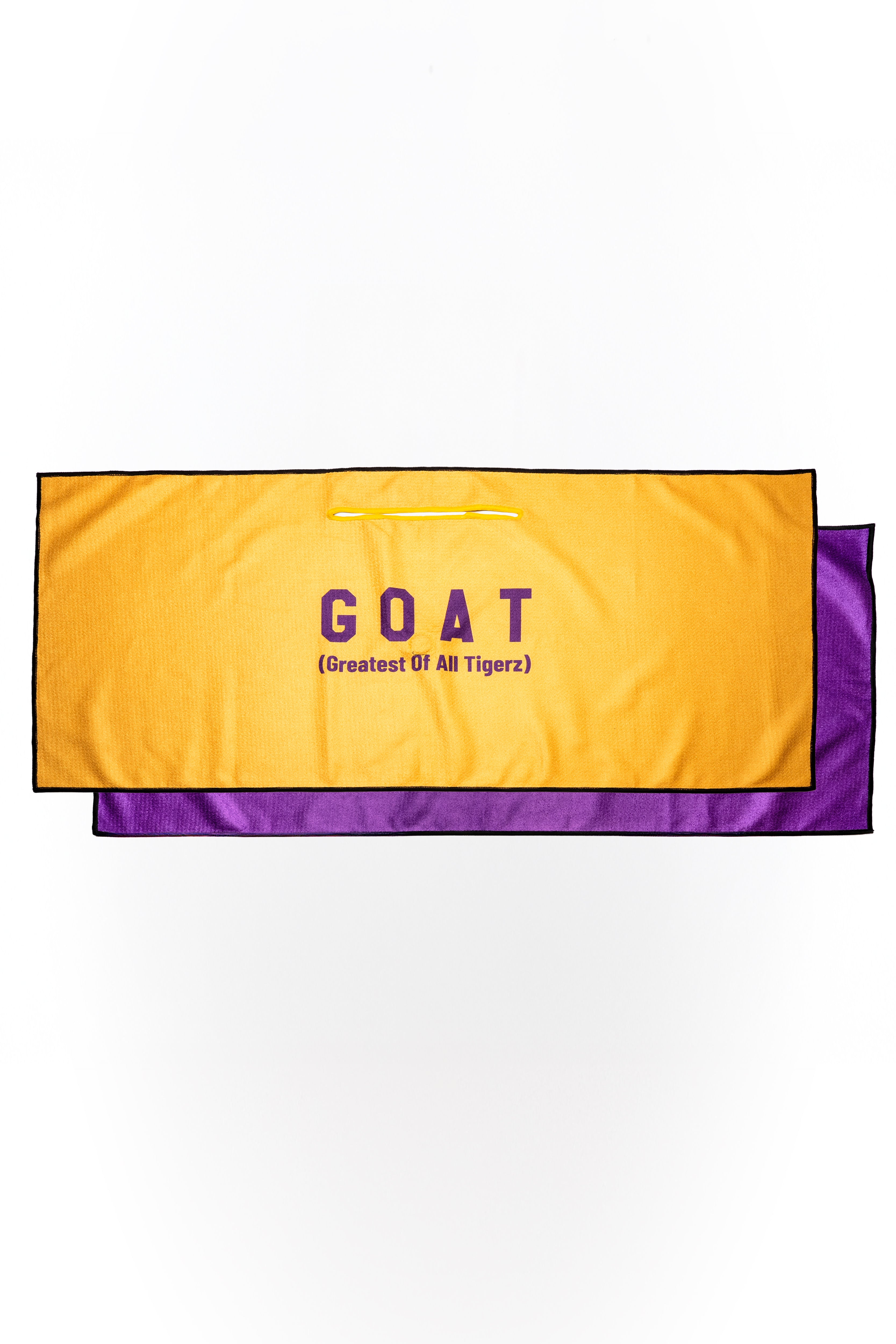 GOAT Golf Towel - Purple Yellow